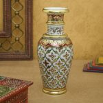 ARTS & CRAFTS MAKRANA MARBLE LEAF FLORAL JALL DESIGN 9