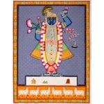 Pichwai Cotton Cloth Painting of Shree Nathji 4'x3'