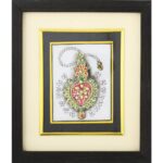 MULTI COLOUR MAANG TIKKA JEWELLERY  POTRAIT FRAME
