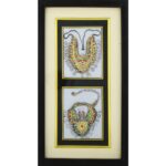 Jewellery Peacock Necklace & Mughal Necklace  Frame