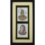 Jewellery Maang Tikka & Mughal Kada Tanjore  Frame