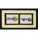Musical Instrument Sitar Tanjore Painting Frame