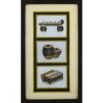 Musical Instruments Sitar, Tabla, & Harmonium   Frame