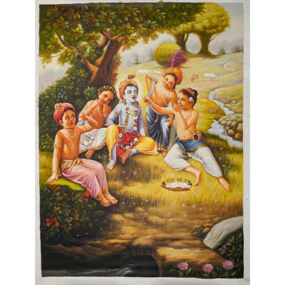 KRISHNA WITH BAAL SAKHA