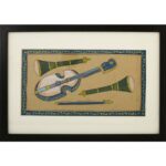 PAPER PAINTING of VEENA & SHEHNAI