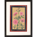 Pink Poppy Flowers Paper Painting 12