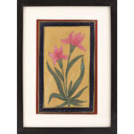 Two Pink Tulip Flowers Paper Painting 12