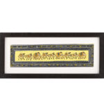 Yellow animals marching on sand 6