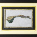 WHITE Marble SARASWATI VEENA MUSICAL INSTRUMENT FRAME