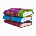 Purple Blue Magenta Button Bahi set of 3, 6