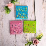 Turquiose Pink Green Note Book 3 Piece Set 4